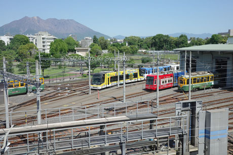 鹿児島市電の車両基地