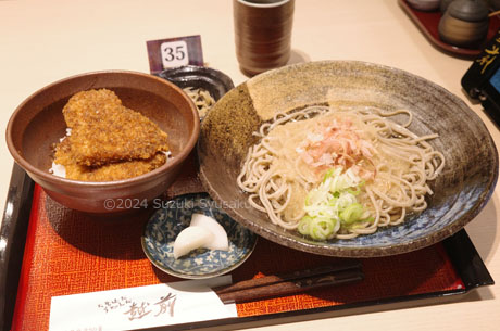 おろしそば＆ソースカツ丼