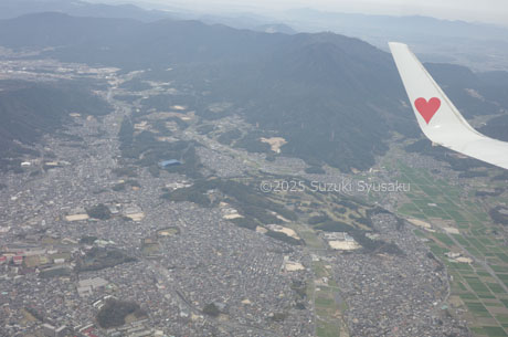福岡空港離陸