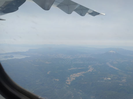 羊蹄山と洞爺湖