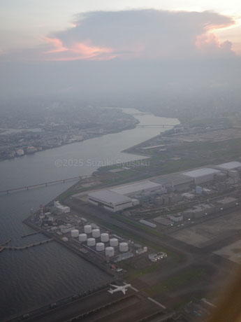 羽田空港離陸