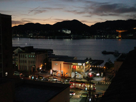 長崎のホテルから