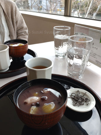 六花亭の栗ぜんざい