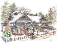 【No.23】小樽市指定歴史的建造物 #3.旧青山別邸／水彩色鉛筆画イラスト