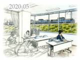【No.2020-05】NHK文化センター新さっぽろ教室／水彩色鉛筆画イラスト